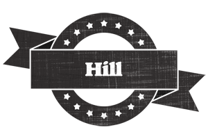 Hill grunge logo