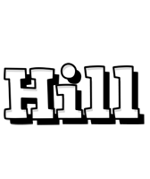 Hill snowing logo