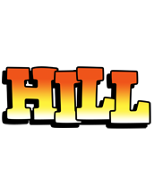Hill sunset logo