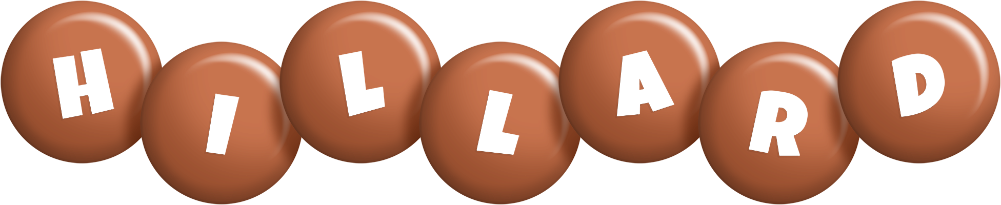 Hillard candy-brown logo