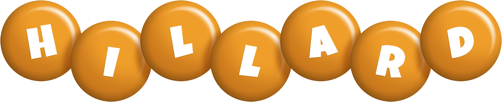 Hillard candy-orange logo