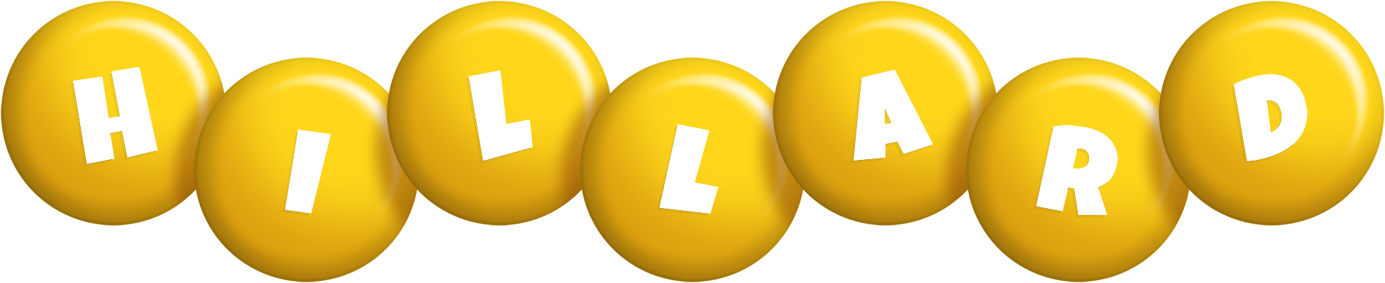 Hillard candy-yellow logo