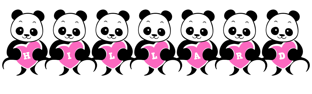 Hillard love-panda logo
