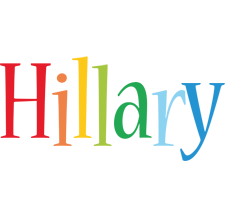 Hillary birthday logo