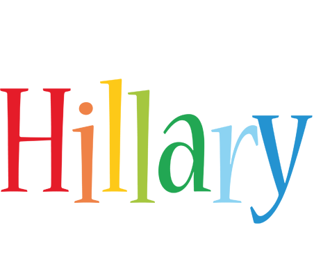 Hillary birthday logo