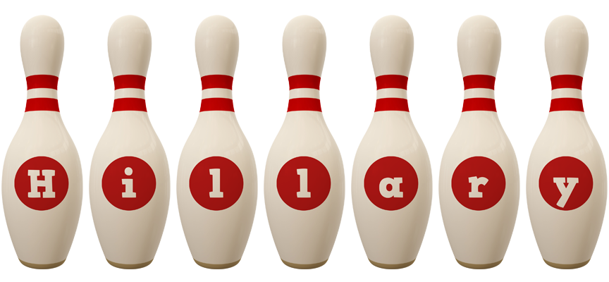 Hillary bowling-pin logo