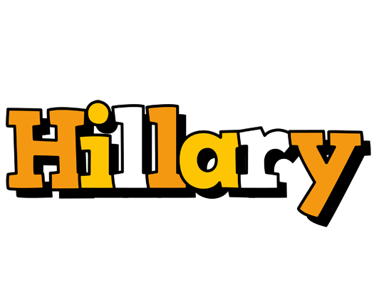 Hillary cartoon logo