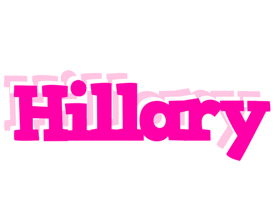 Hillary dancing logo