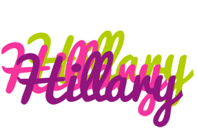 Hillary flowers logo