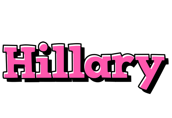 Hillary girlish logo
