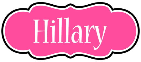 Hillary invitation logo