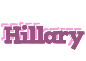 Hillary relaxing logo