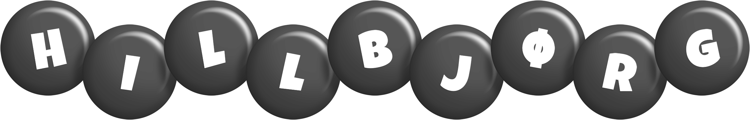 Hillbjørg candy-black logo