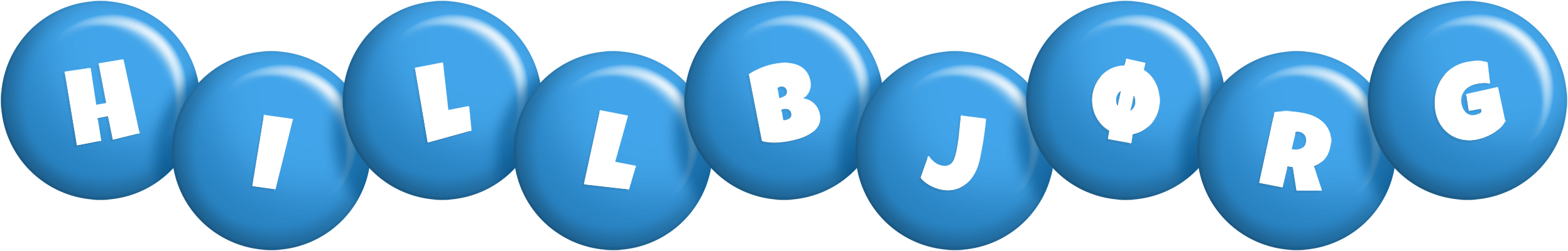 Hillbjørg candy-blue logo