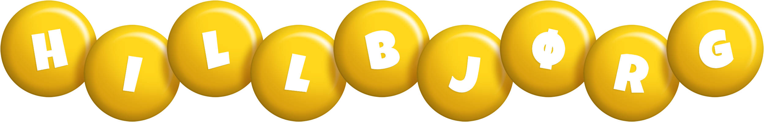 Hillbjørg candy-yellow logo