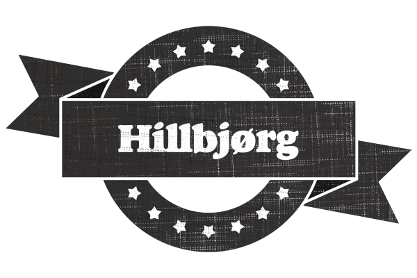 Hillbjørg grunge logo