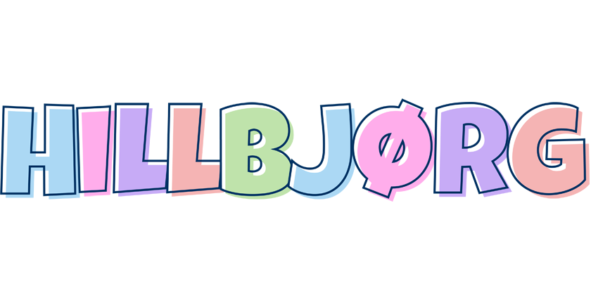 Hillbjørg pastel logo