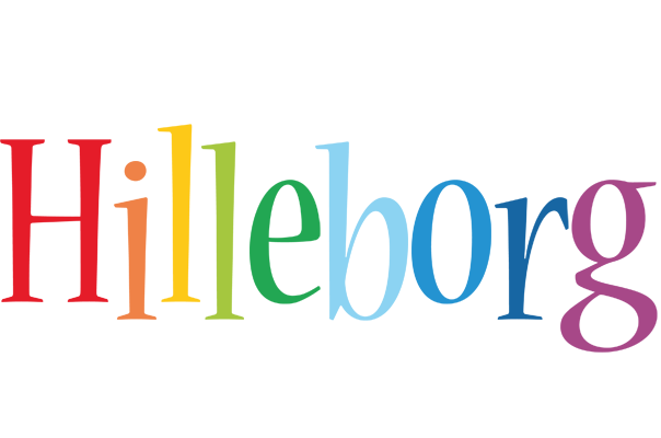 Hilleborg birthday logo
