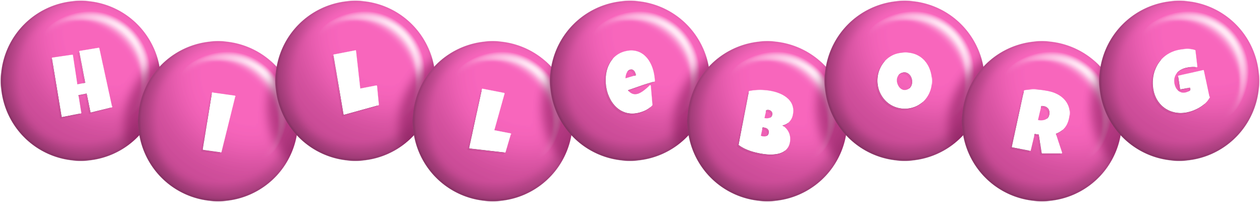 Hilleborg candy-pink logo