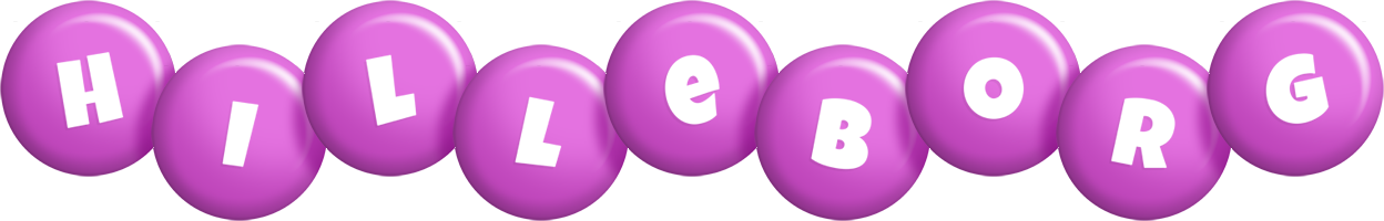 Hilleborg candy-purple logo