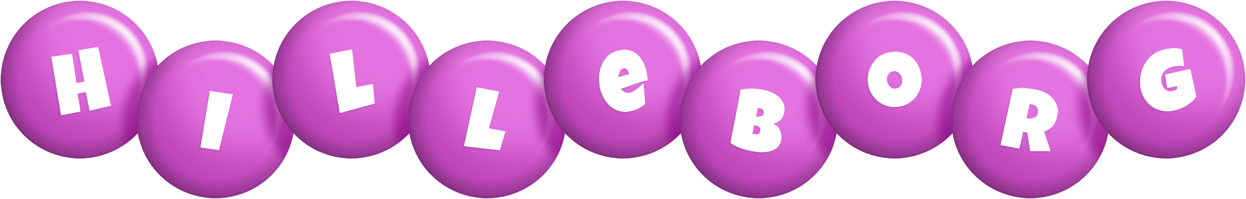 Hilleborg candy-purple logo