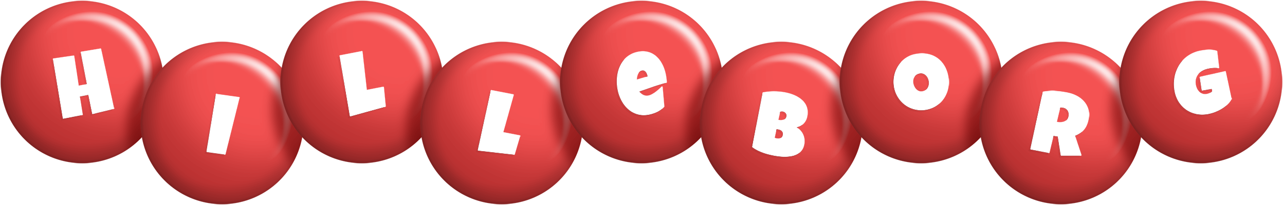 Hilleborg candy-red logo