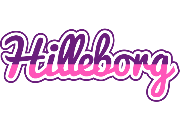 Hilleborg cheerful logo