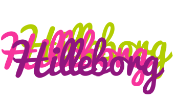 Hilleborg flowers logo