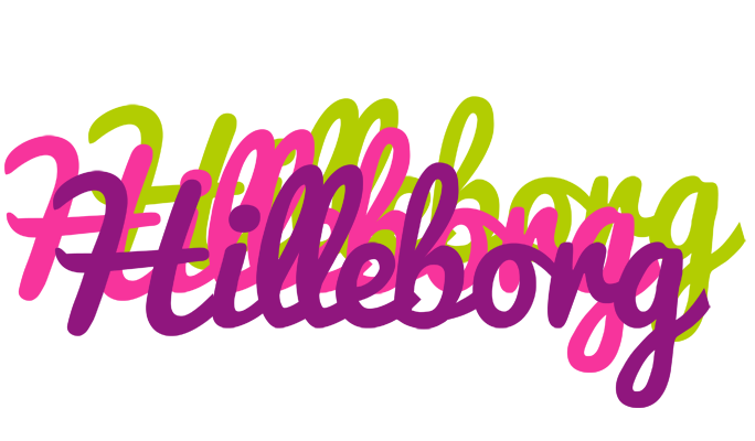 Hilleborg flowers logo