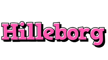 Hilleborg girlish logo