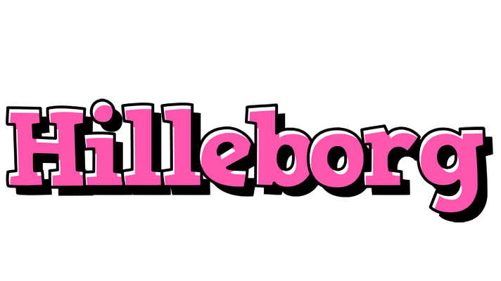Hilleborg girlish logo