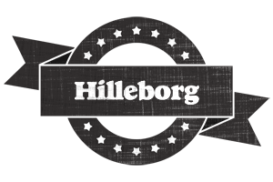 Hilleborg grunge logo