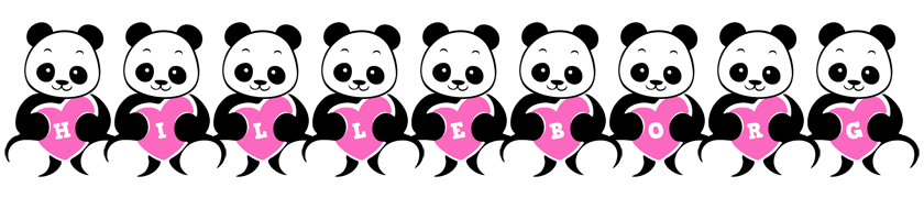 Hilleborg love-panda logo