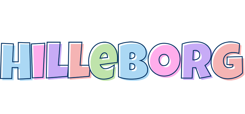 Hilleborg pastel logo