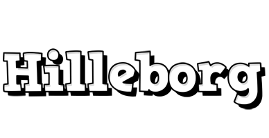 Hilleborg snowing logo