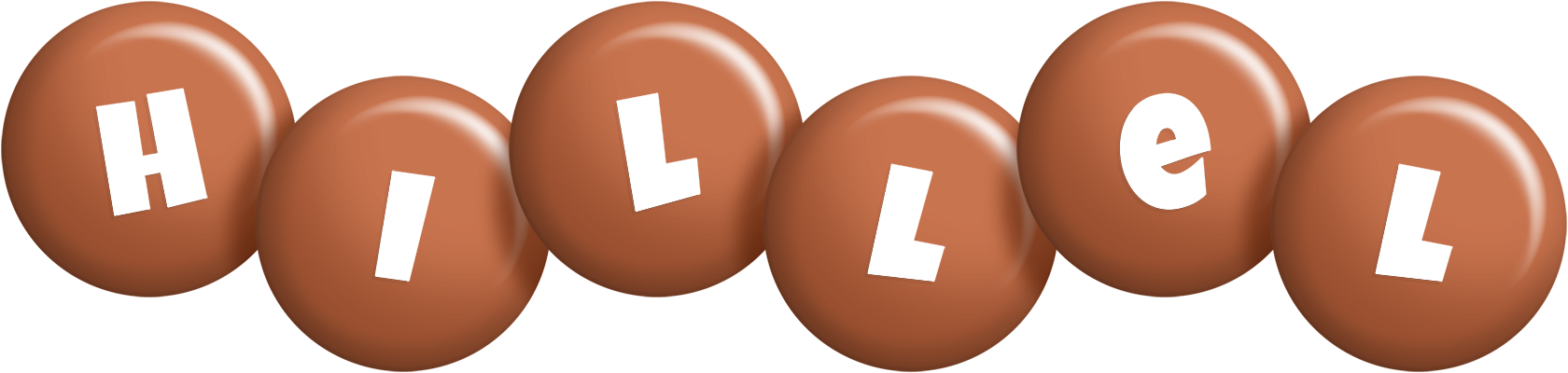 Hillel candy-brown logo