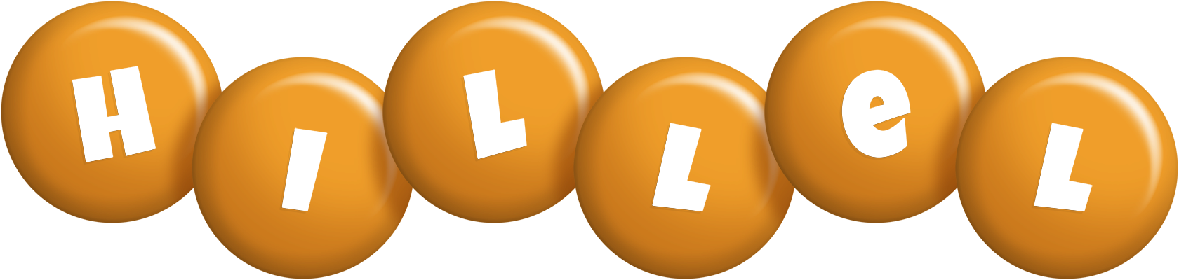 Hillel candy-orange logo