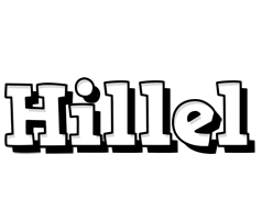 Hillel snowing logo