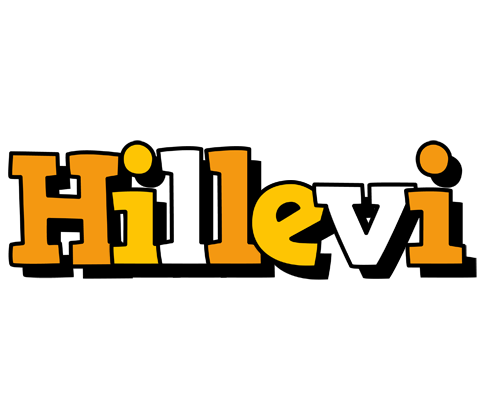 Hillevi cartoon logo