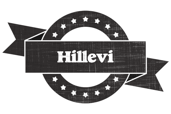 Hillevi grunge logo