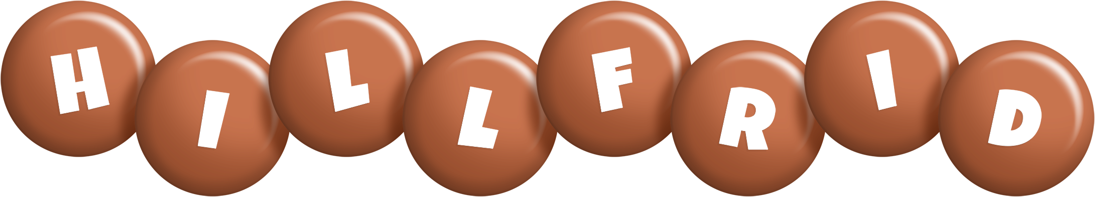 Hillfrid candy-brown logo