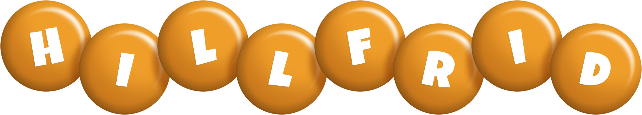 Hillfrid candy-orange logo