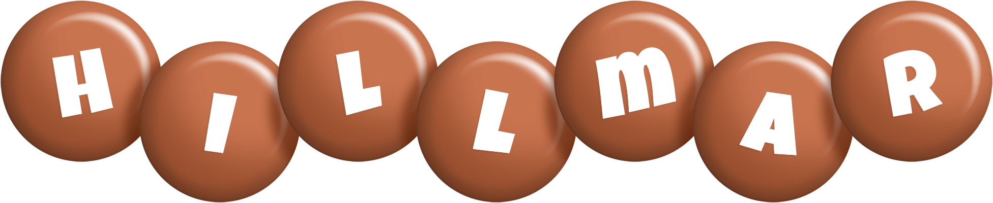 Hillmar candy-brown logo
