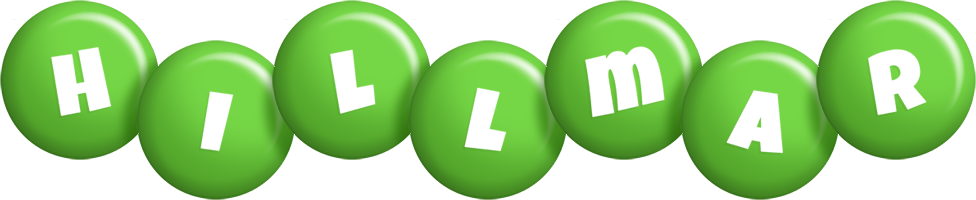 Hillmar candy-green logo