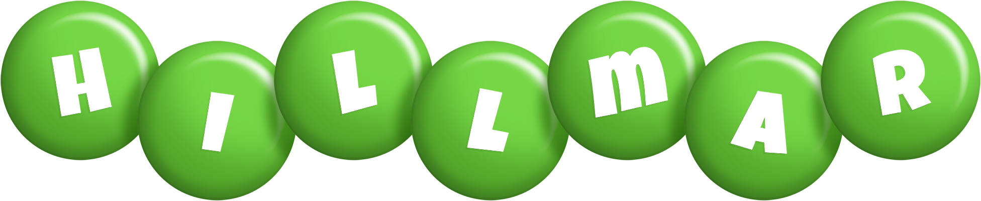Hillmar candy-green logo