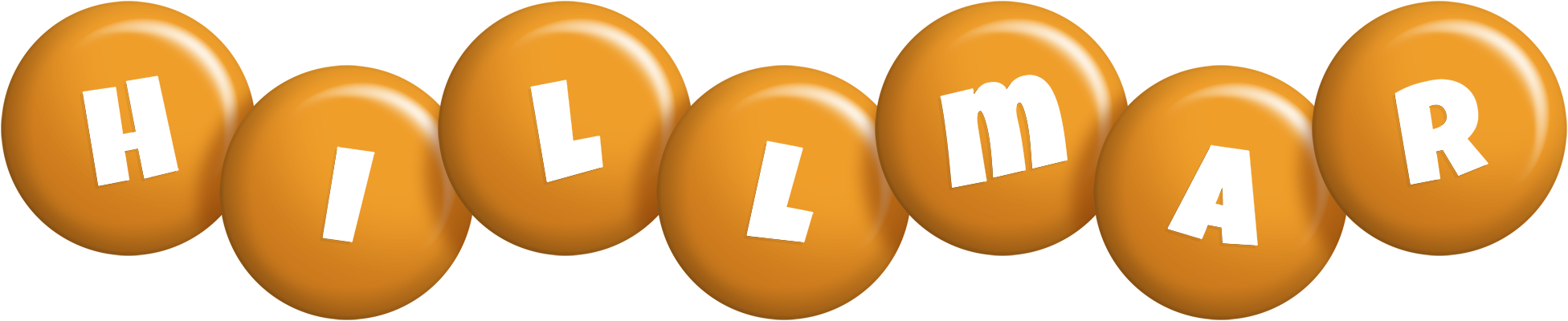 Hillmar candy-orange logo