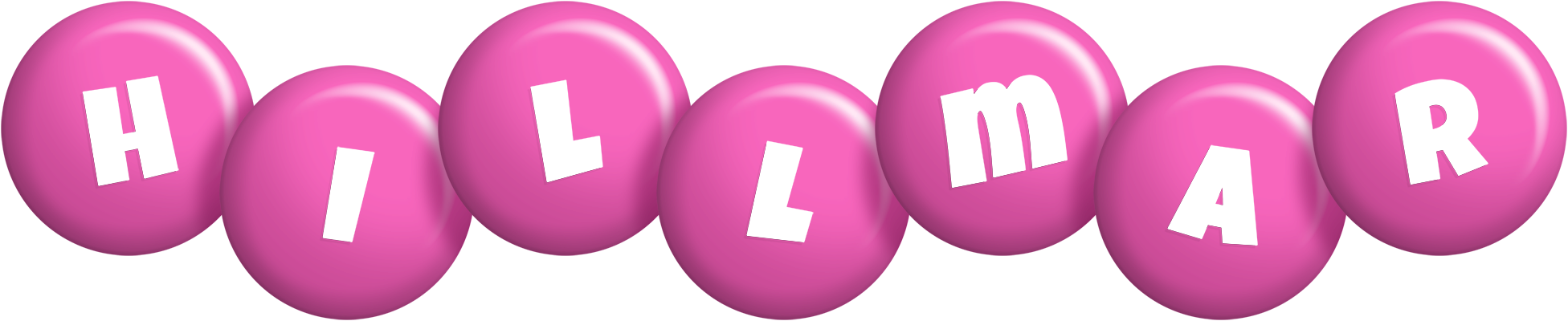 Hillmar candy-pink logo