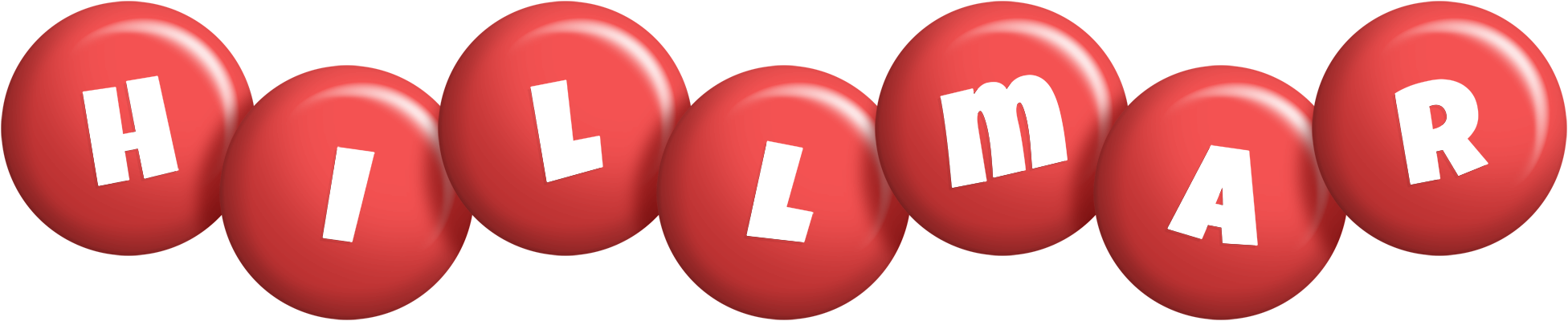 Hillmar candy-red logo