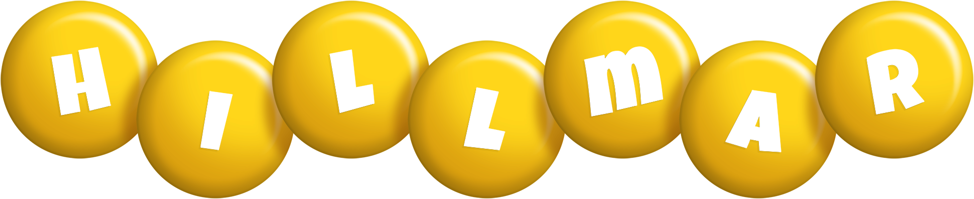 Hillmar candy-yellow logo