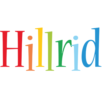Hillrid birthday logo